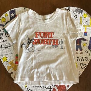 Fort Worth crop top